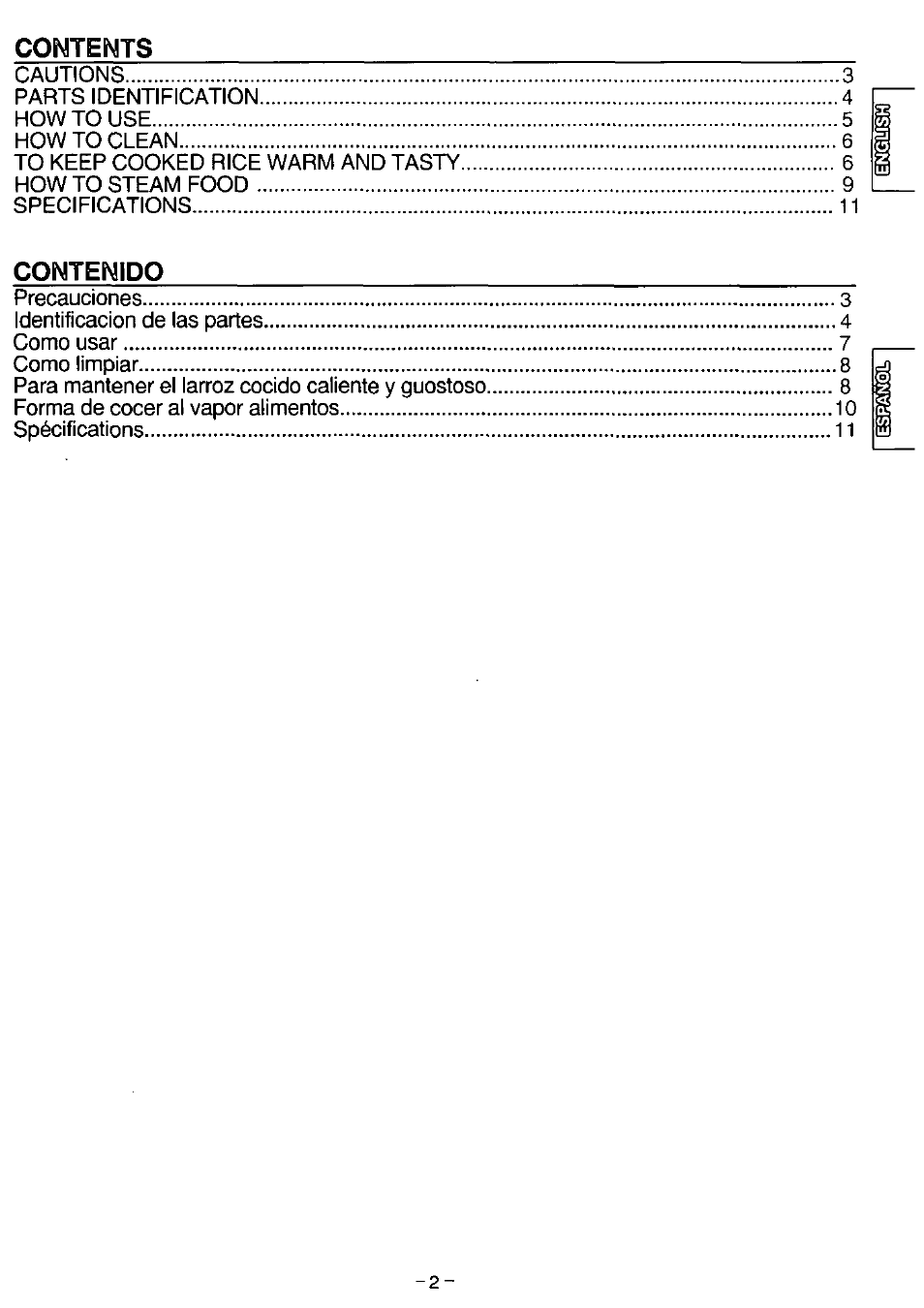 Panasonic SR-SH15PS User Manual | Page 3 / 12