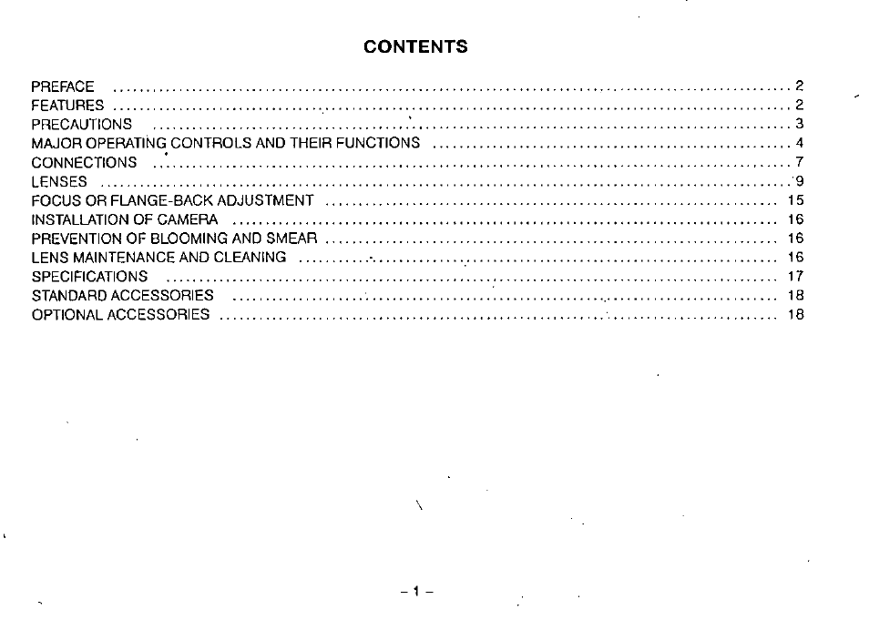 Panasonic WV-BP100 User Manual | Page 3 / 20