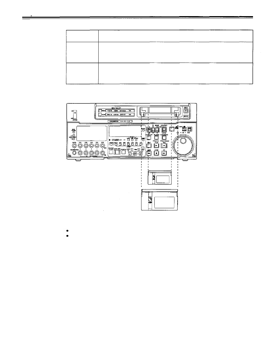 Tapes | Panasonic AJ-PD950 User Manual | Page 23 / 87