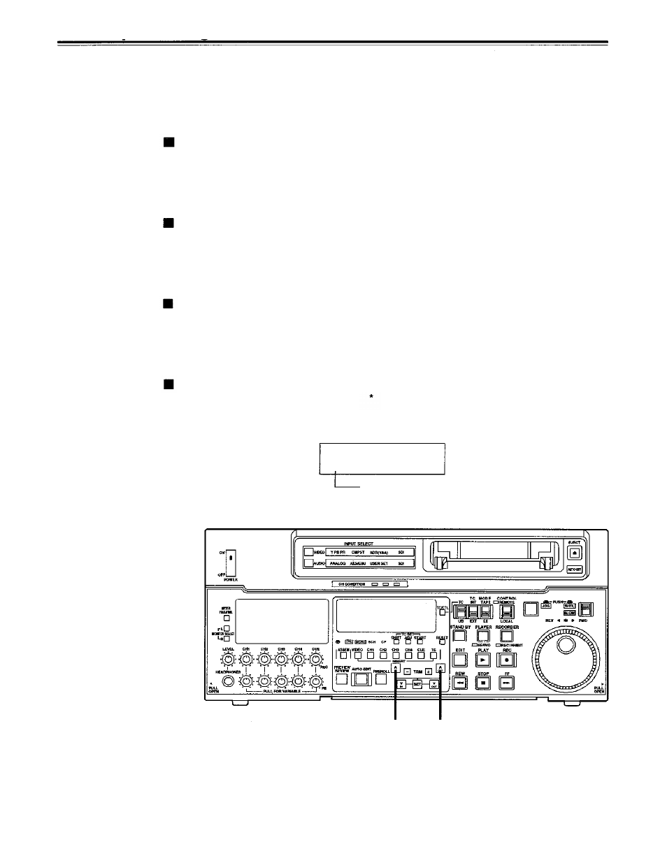 Audio split editing | Panasonic AJ-PD950 User Manual | Page 41 / 87