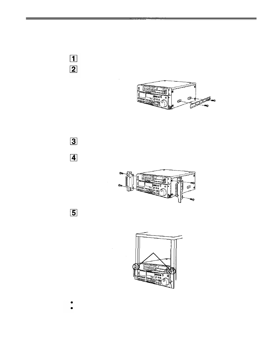 Rack mounting | Panasonic AJ-PD950 User Manual | Page 70 / 87