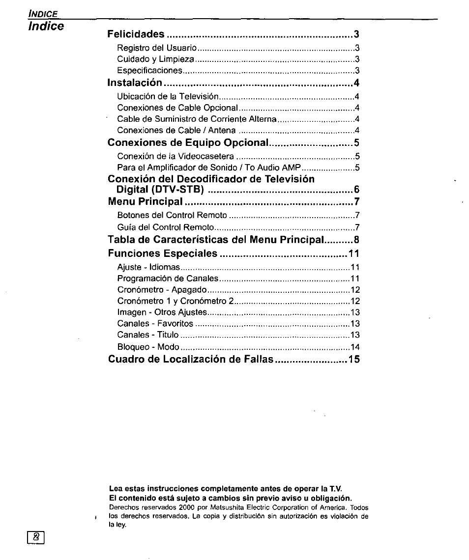 Panasonic CT-27D10U User Manual | Page 22 / 36