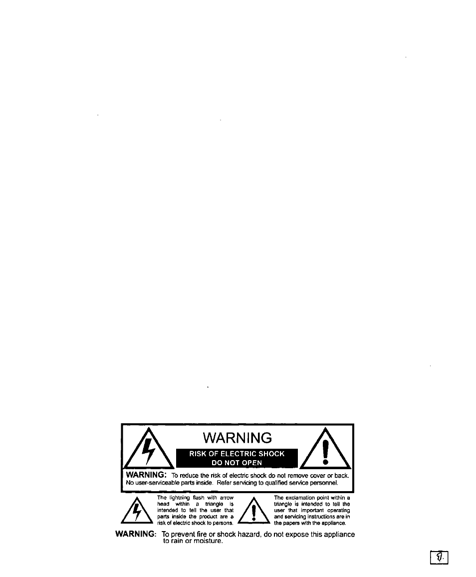 Warning | Panasonic CT-27D10U User Manual | Page 3 / 36