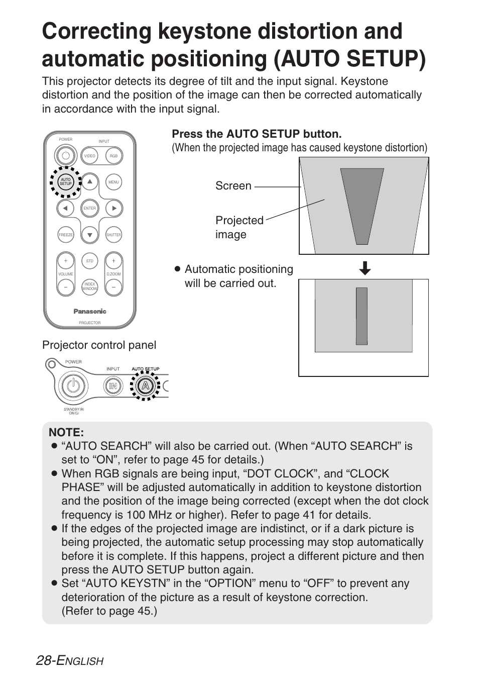 Useful functions, Nglish | Panasonic PT-LB30U User Manual | Page 28 / 144