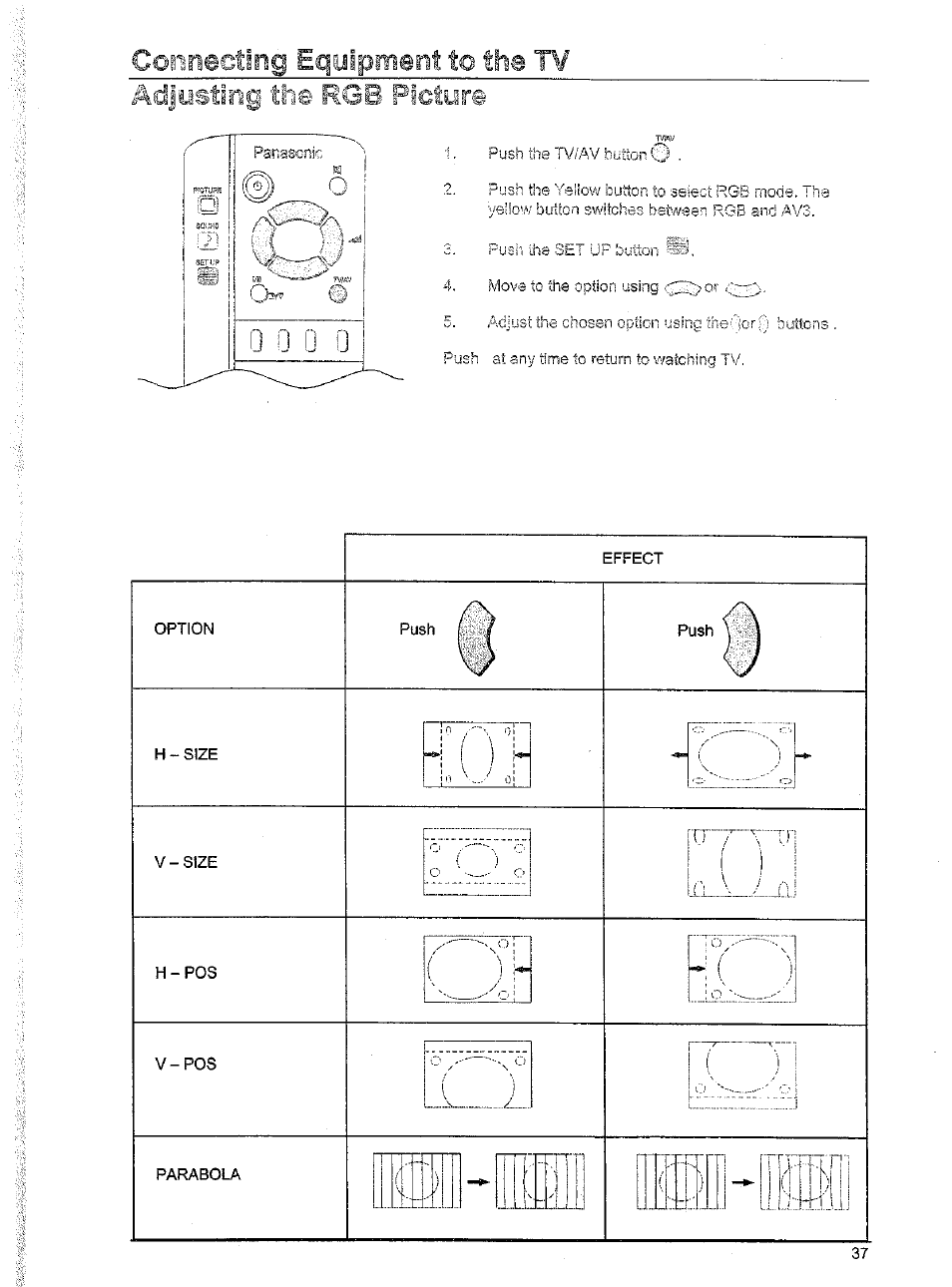 Panasonic TX-86W100A User Manual | Page 37 / 48