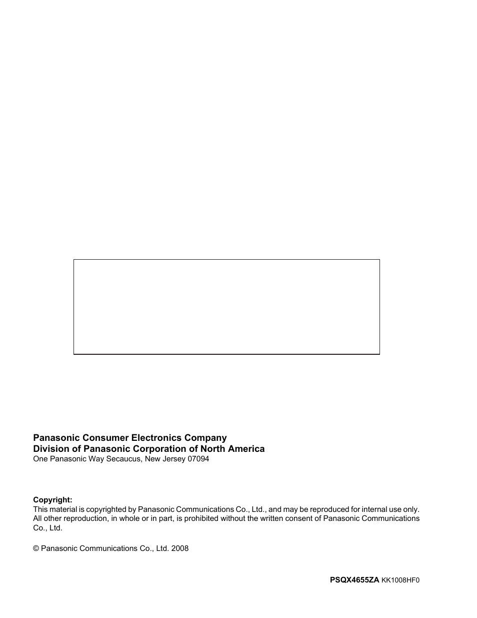 Panasonic KX-NT700 User Manual | Page 72 / 72