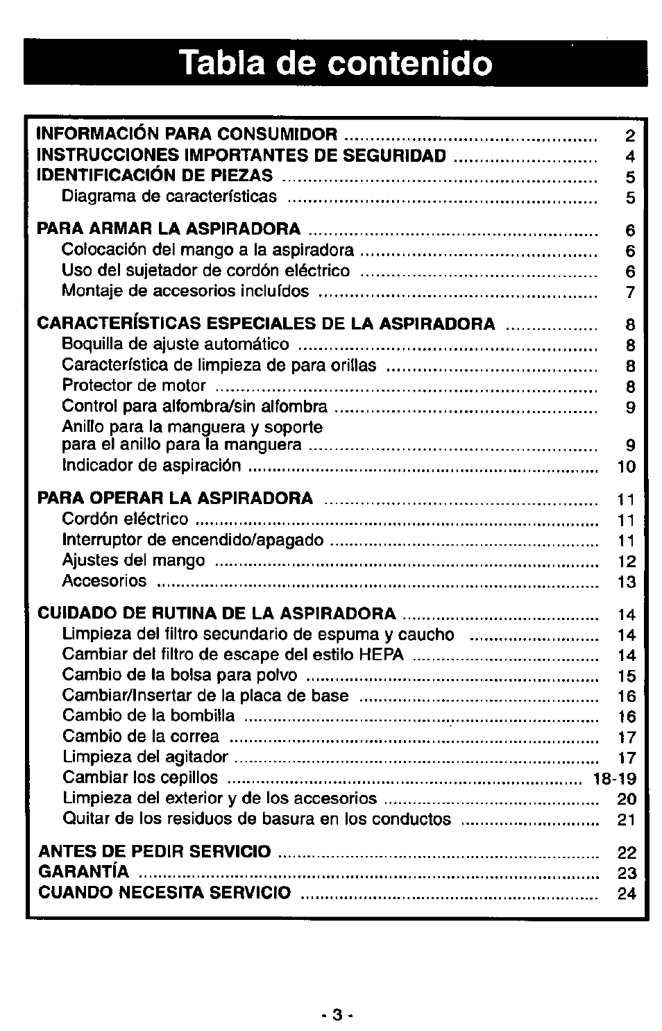 Panasonic MC-V7347 User Manual | Page 27 / 48
