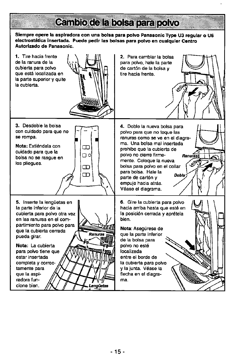 Panasonic MC-V7347 User Manual | Page 39 / 48