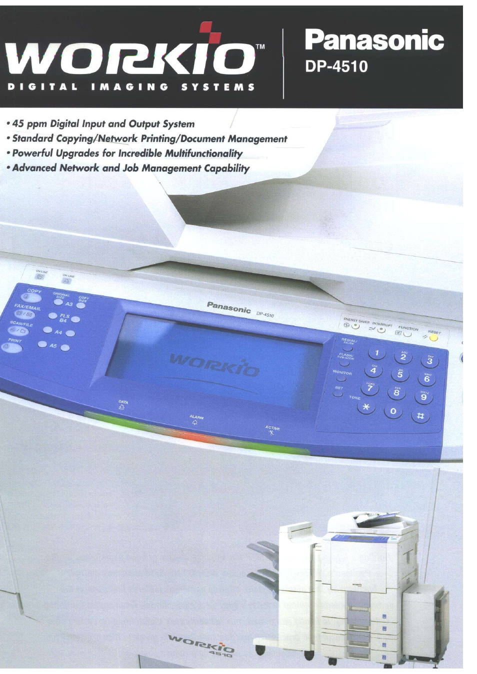 Panasonic DP-4510 User Manual | 12 pages