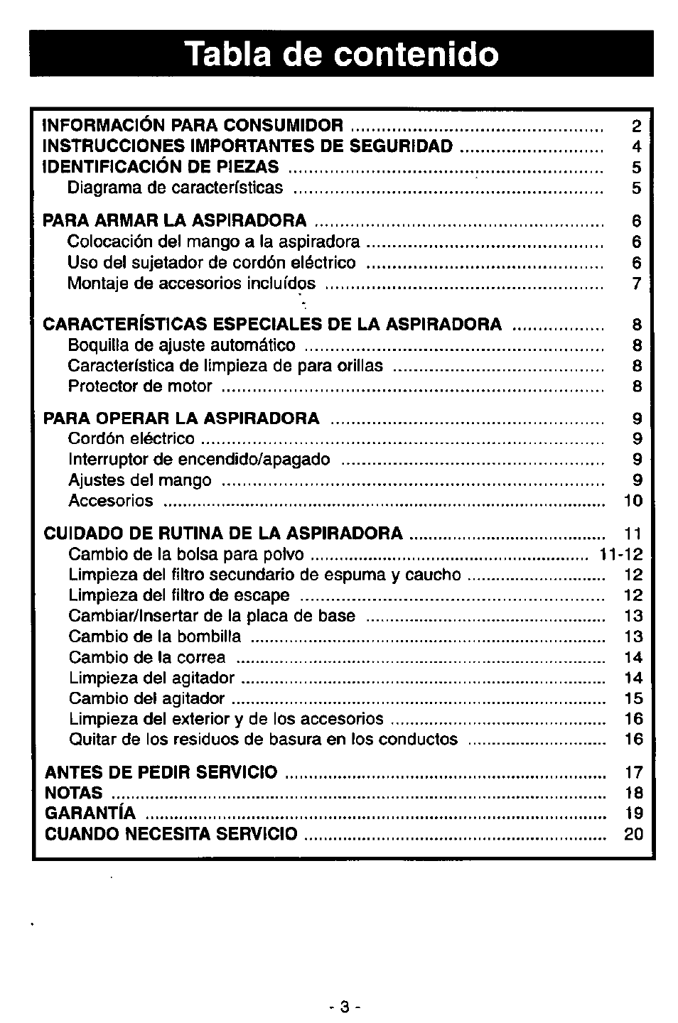 Panasonic MC-V5710 User Manual | Page 23 / 40