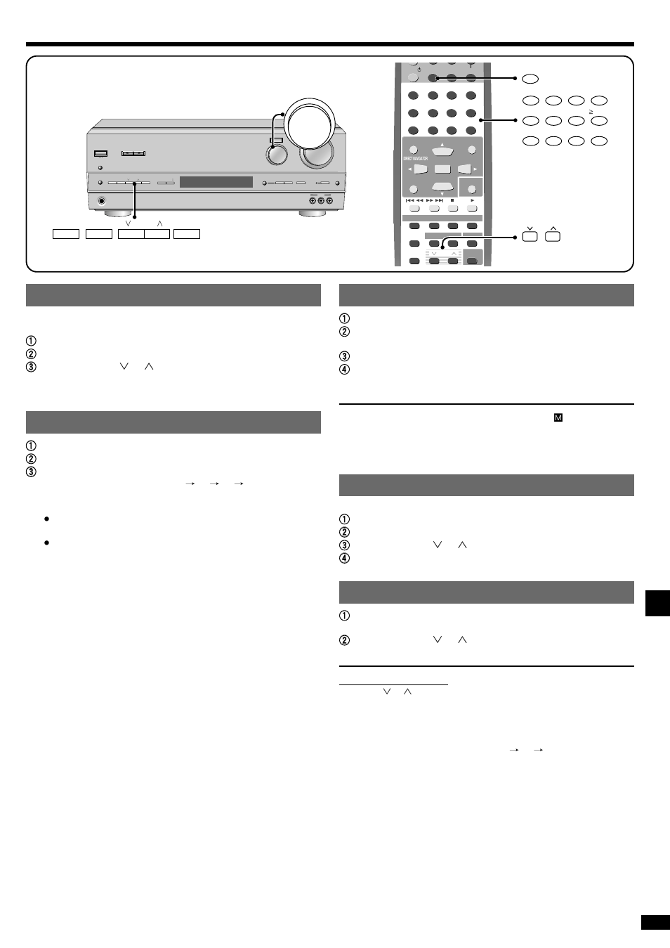 The radio, Manual tuning direct tuning, Operations | 1press [preset, 2press [tuning 2 or 1, On the remote control, For your reference | Panasonic SA-HE75  EN User Manual | Page 15 / 20