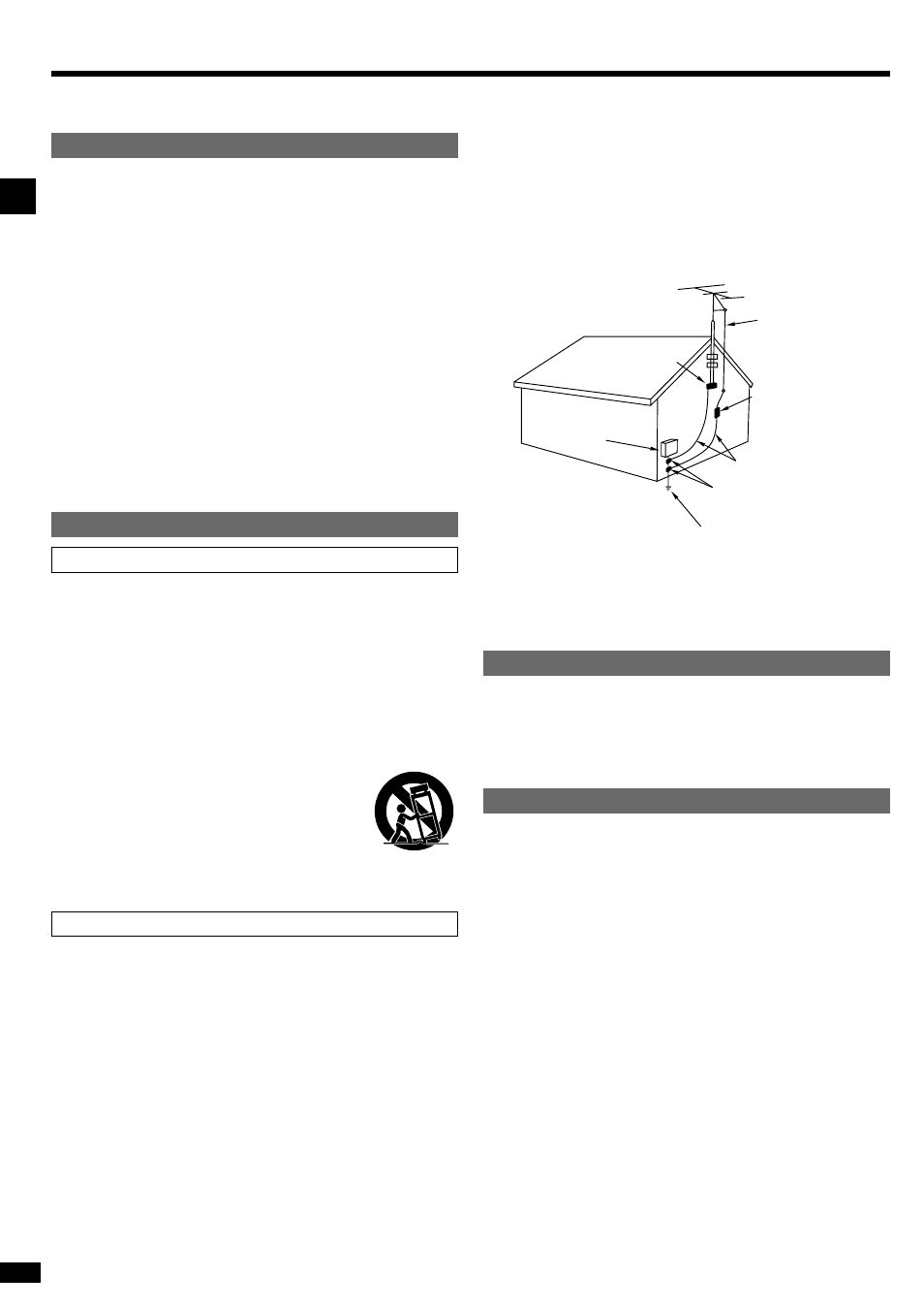 Before use, Important safety instructions, Safety | Installation, Maintenance, Service | Panasonic SA-HE75  EN User Manual | Page 2 / 20