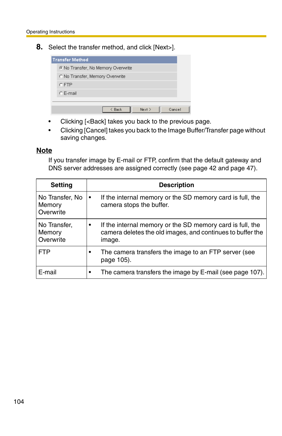 Panasonic BB-HCM371A User Manual | Page 104 / 160