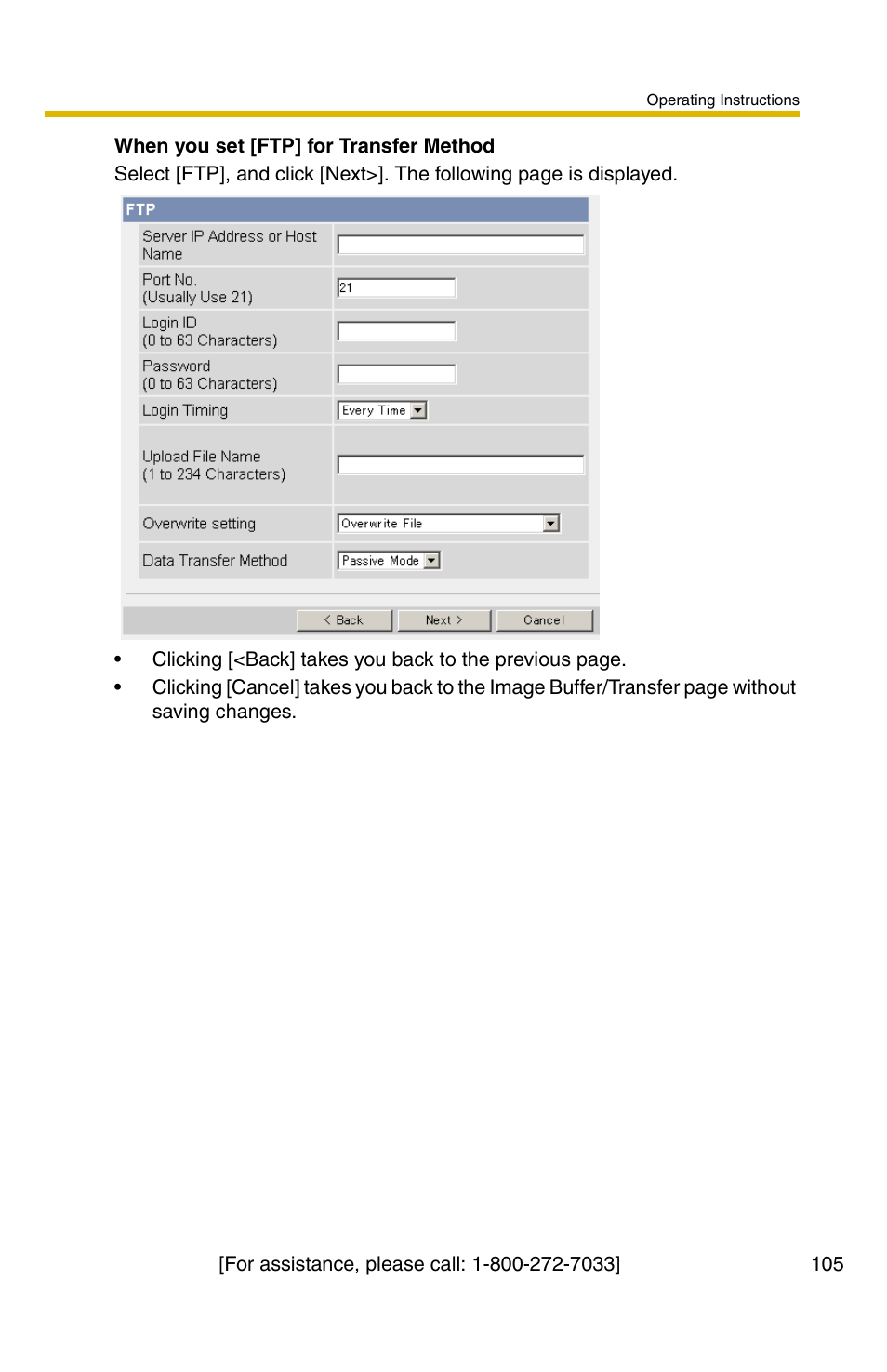 Panasonic BB-HCM371A User Manual | Page 105 / 160