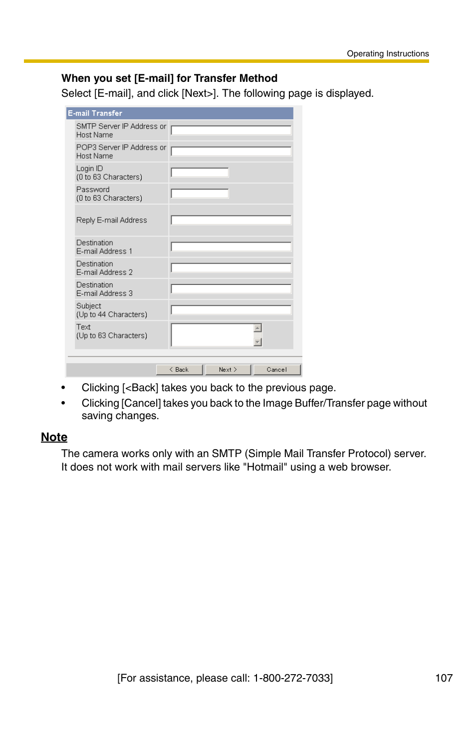 Panasonic BB-HCM371A User Manual | Page 107 / 160