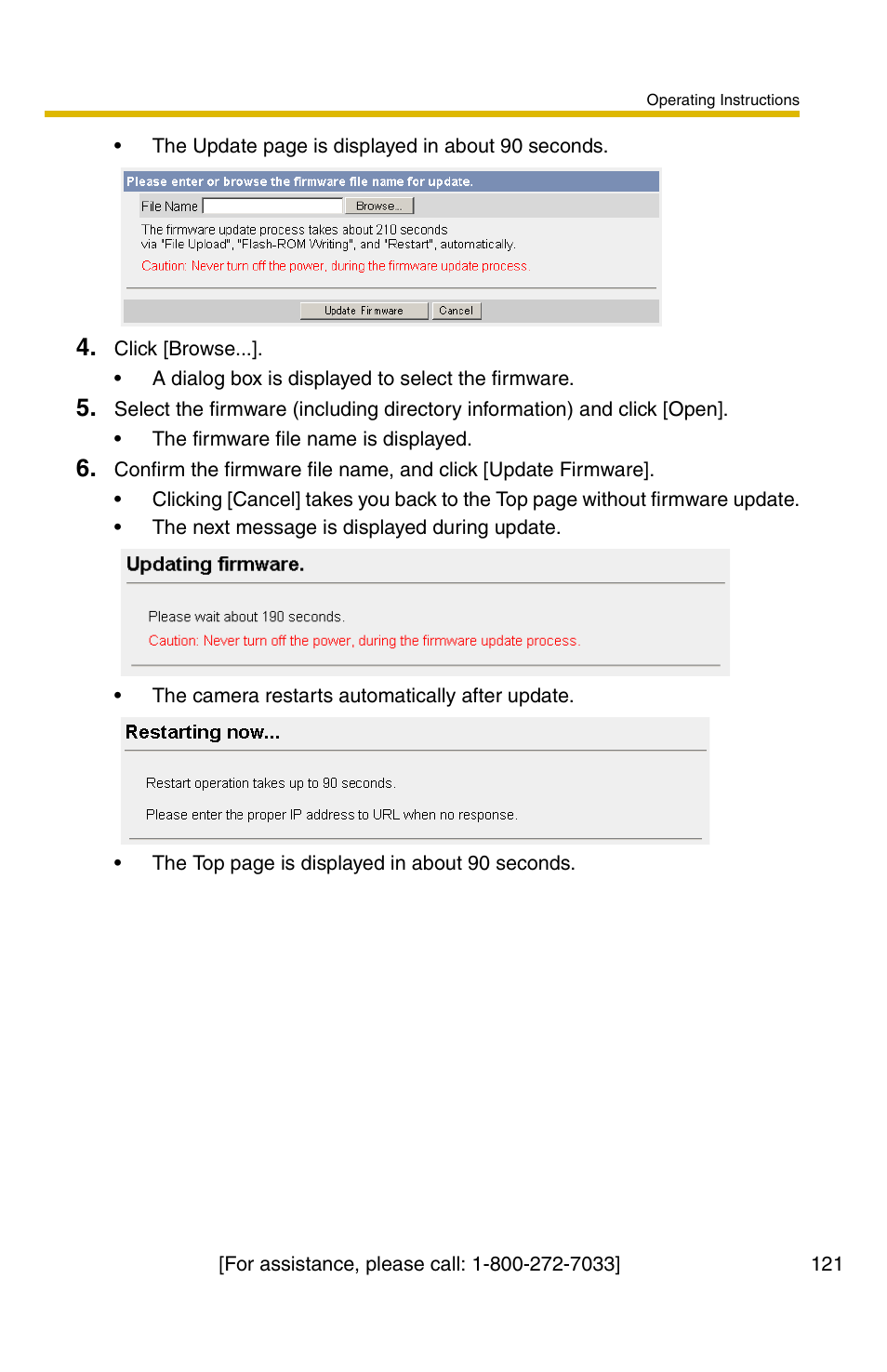 Panasonic BB-HCM371A User Manual | Page 121 / 160