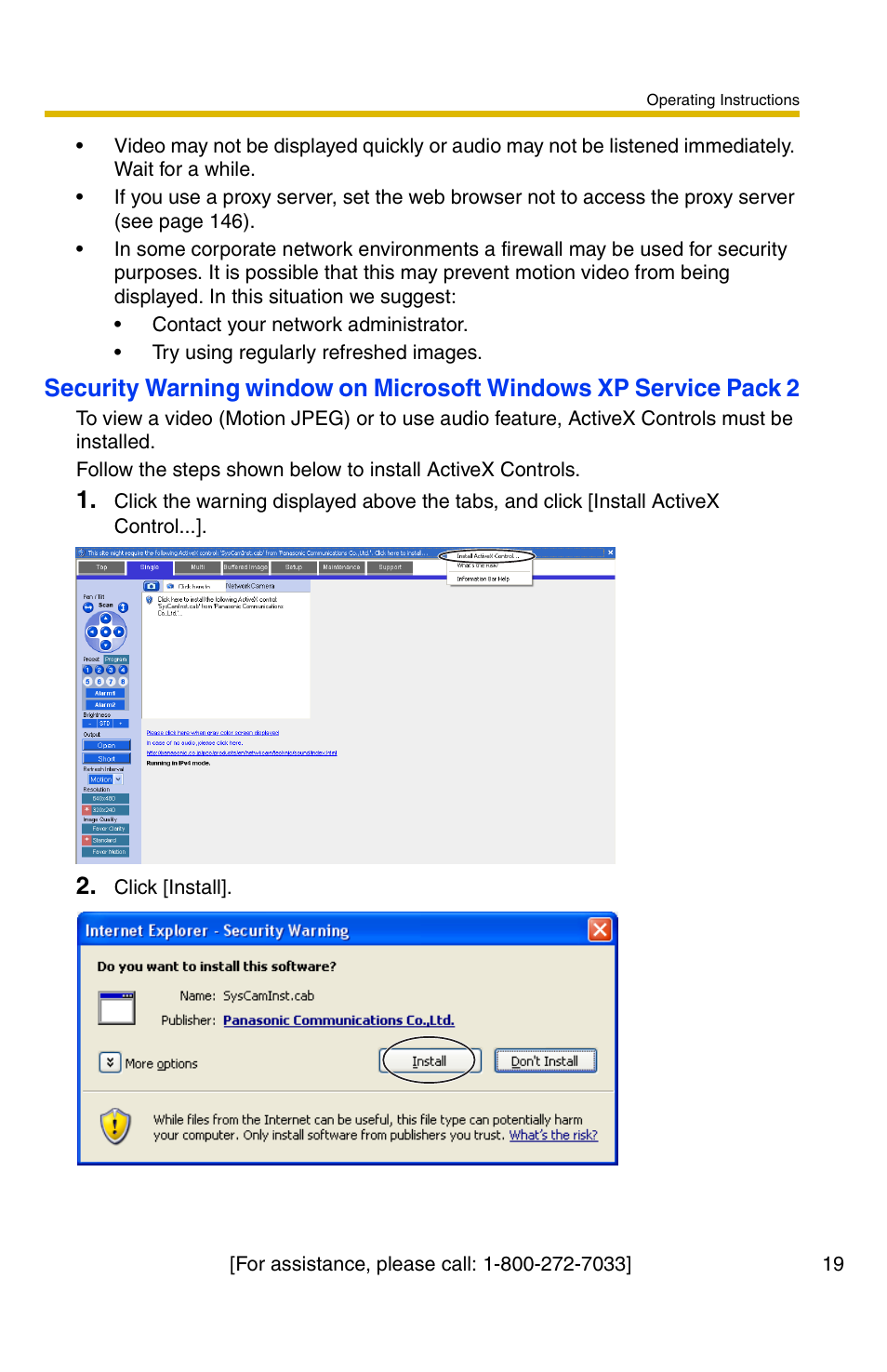 Panasonic BB-HCM371A User Manual | Page 19 / 160