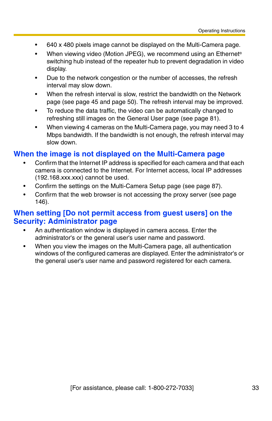 Panasonic BB-HCM371A User Manual | Page 33 / 160