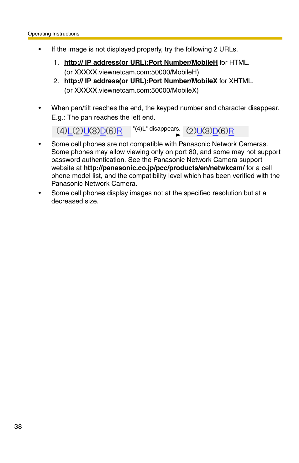 Panasonic BB-HCM371A User Manual | Page 38 / 160