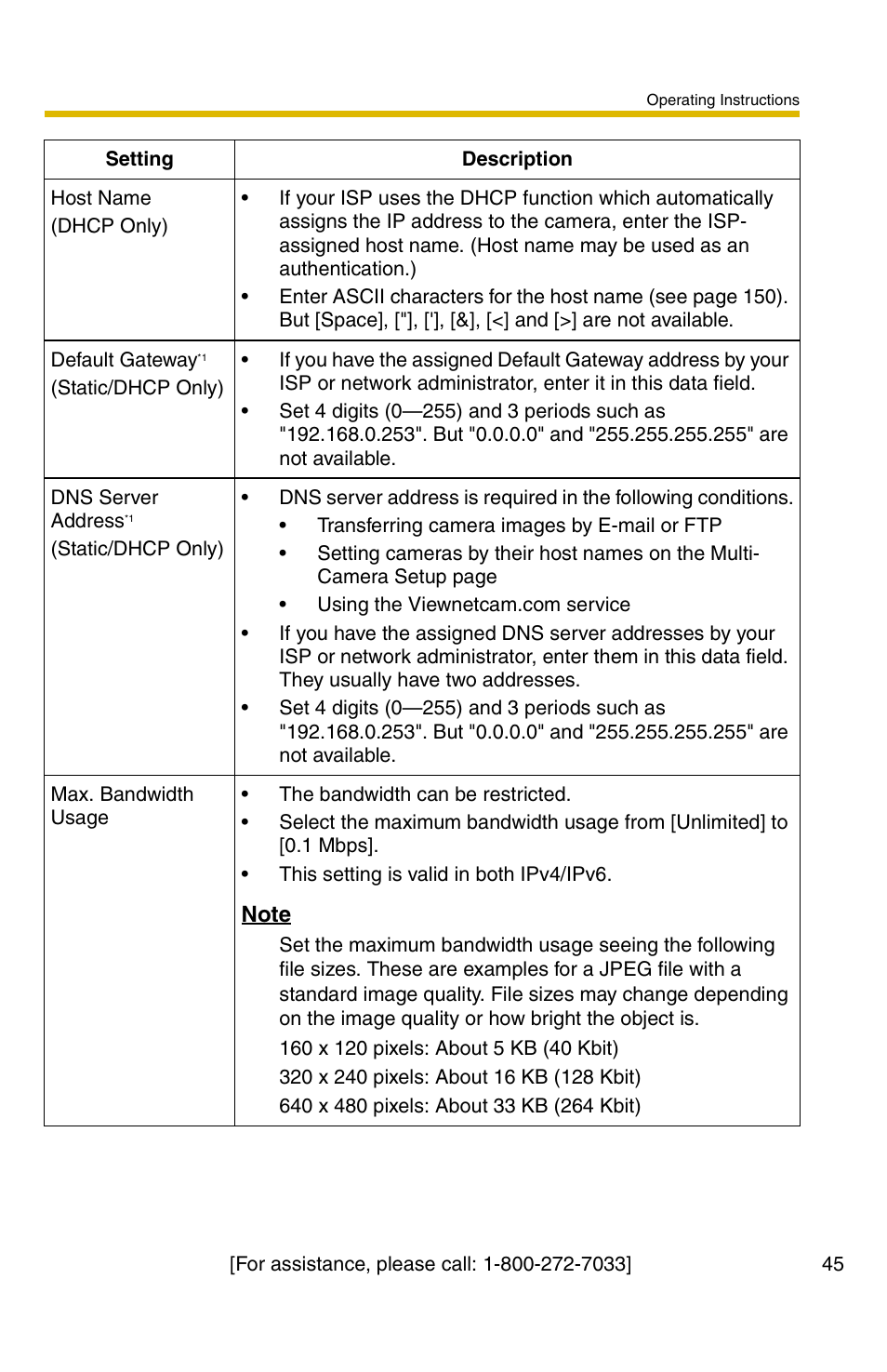 45 an | Panasonic BB-HCM371A User Manual | Page 45 / 160