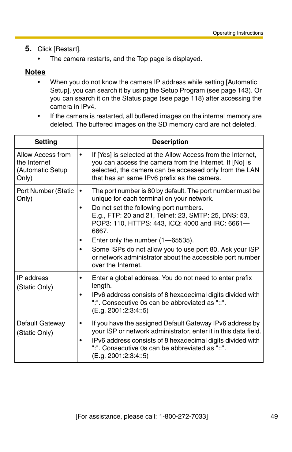 Panasonic BB-HCM371A User Manual | Page 49 / 160