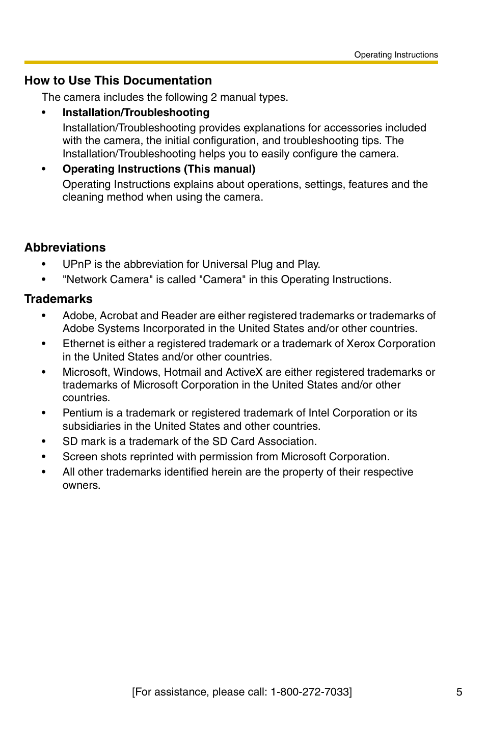 Panasonic BB-HCM371A User Manual | Page 5 / 160