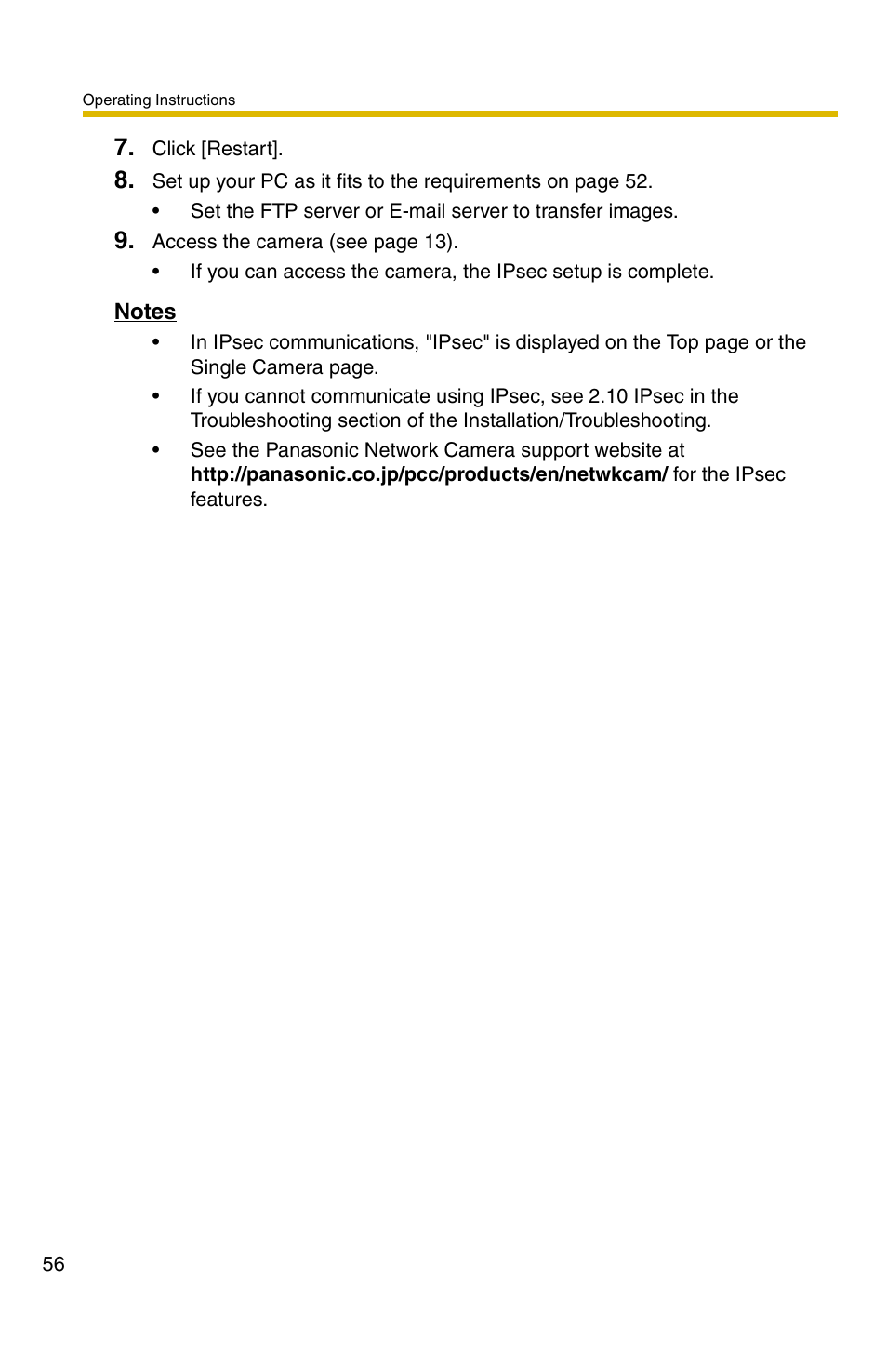 Panasonic BB-HCM371A User Manual | Page 56 / 160