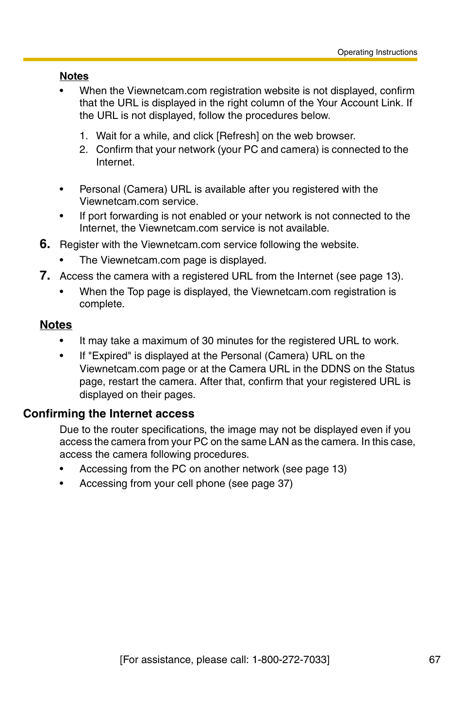 Panasonic BB-HCM371A User Manual | Page 67 / 160