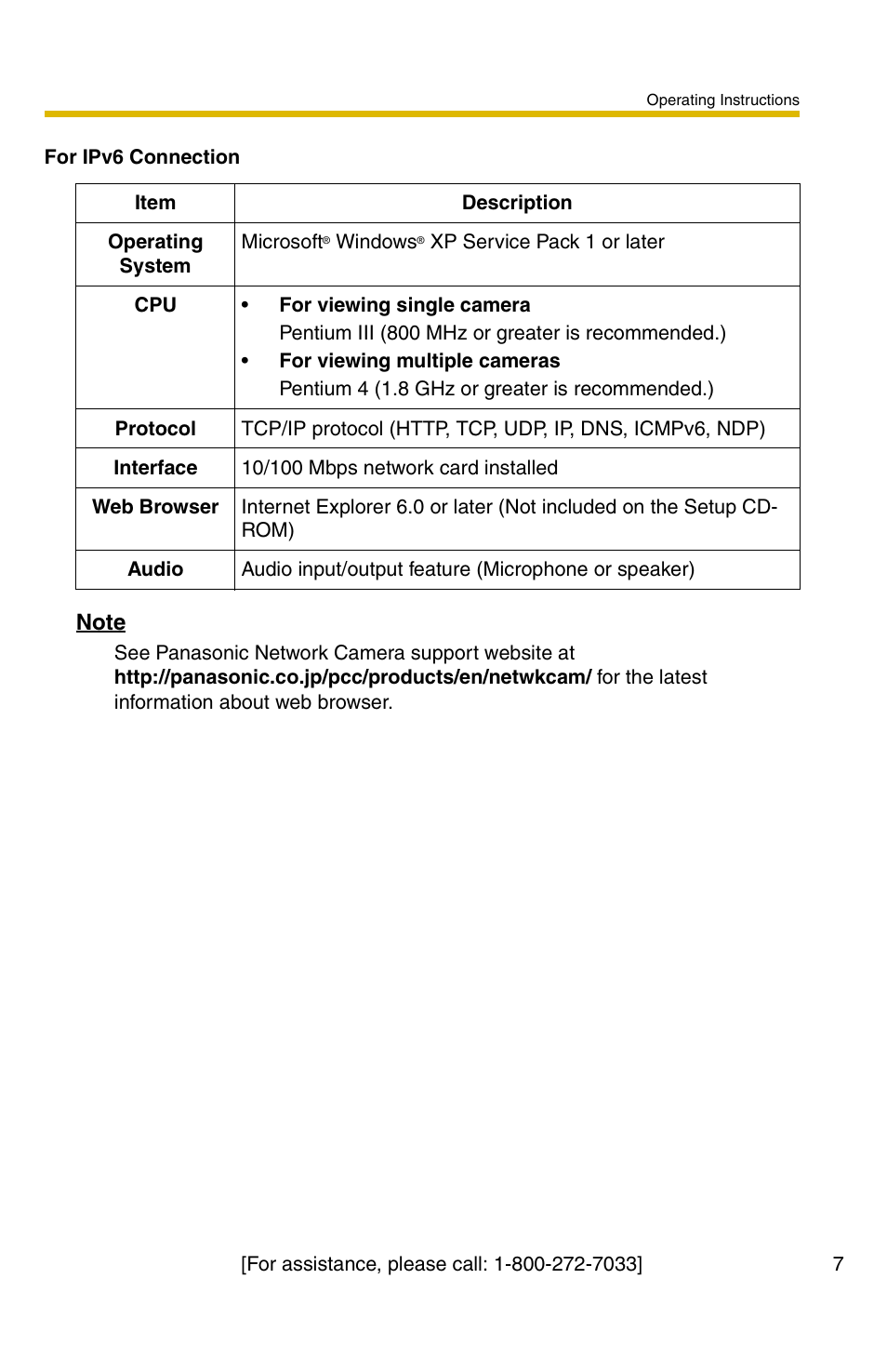 Panasonic BB-HCM371A User Manual | Page 7 / 160