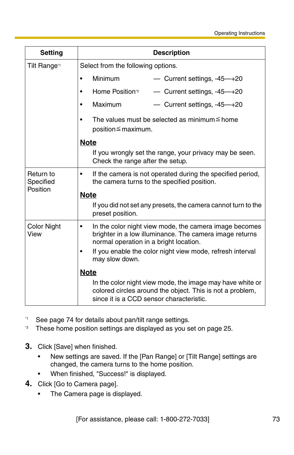 Panasonic BB-HCM371A User Manual | Page 73 / 160