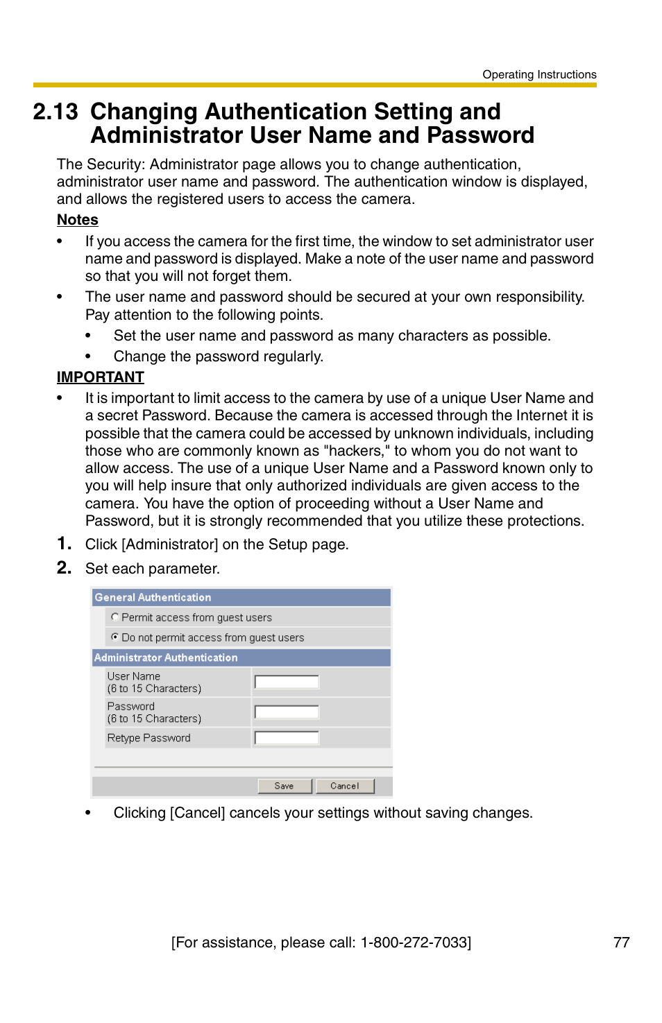 Panasonic BB-HCM371A User Manual | Page 77 / 160