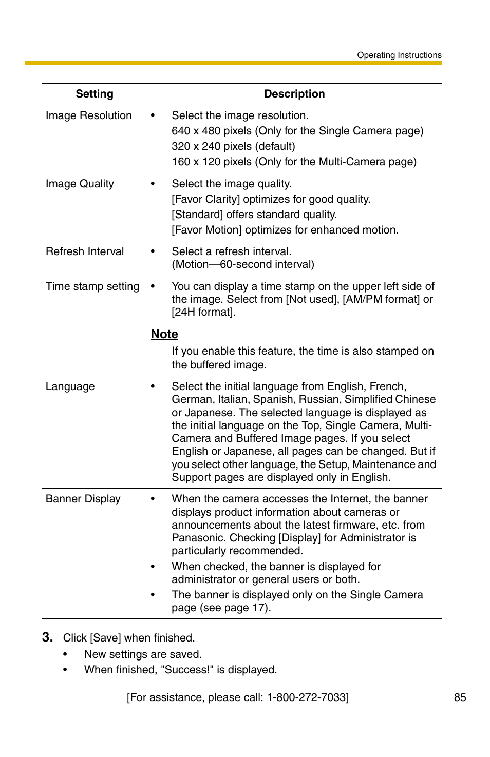 Panasonic BB-HCM371A User Manual | Page 85 / 160