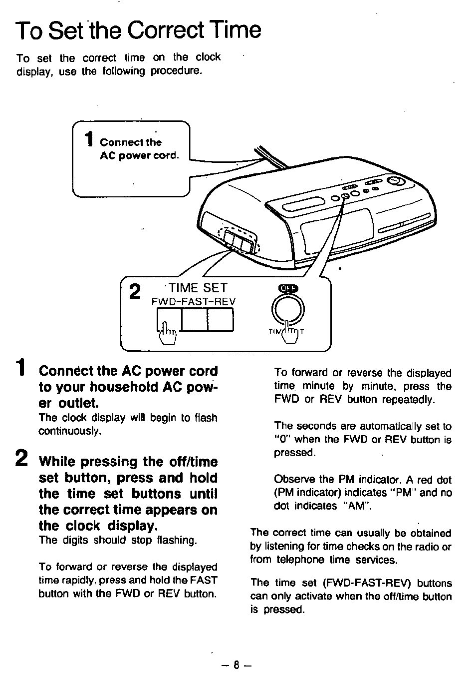 Panasonic RC6088 User Manual | Page 8 / 20