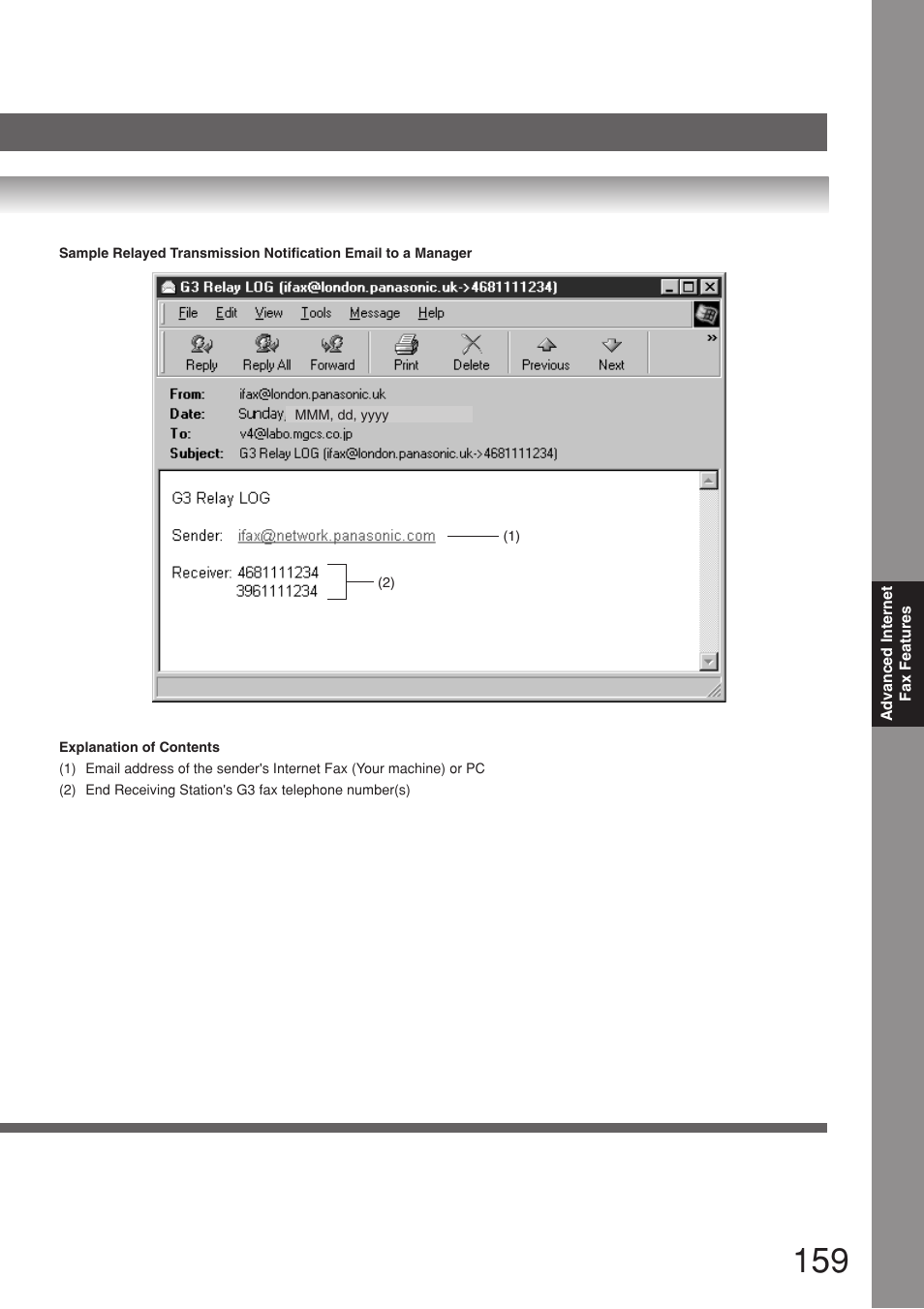 Panasonic 8045 User Manual | Page 159 / 196