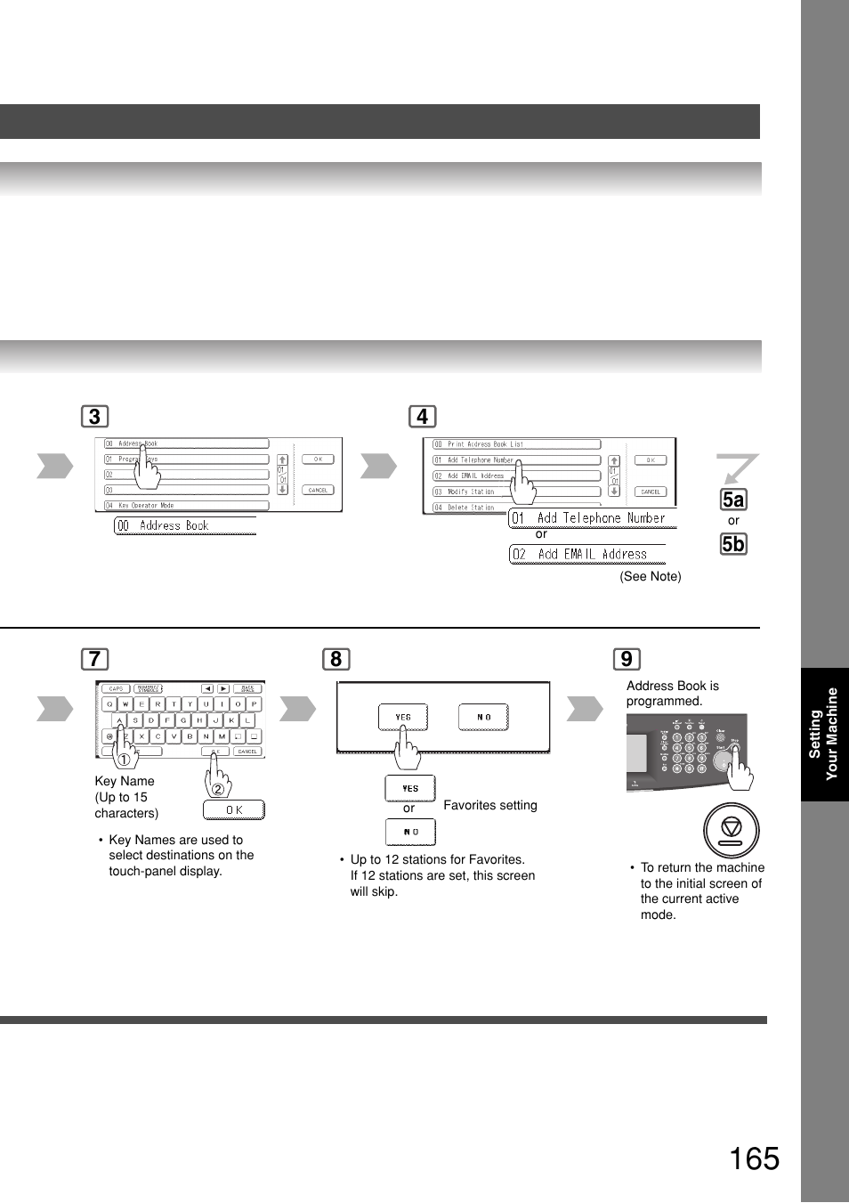 5a 5b | Panasonic 8045 User Manual | Page 165 / 196