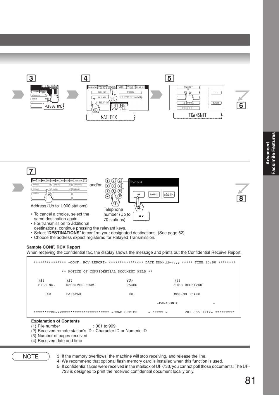 Panasonic 8045 User Manual | Page 81 / 196