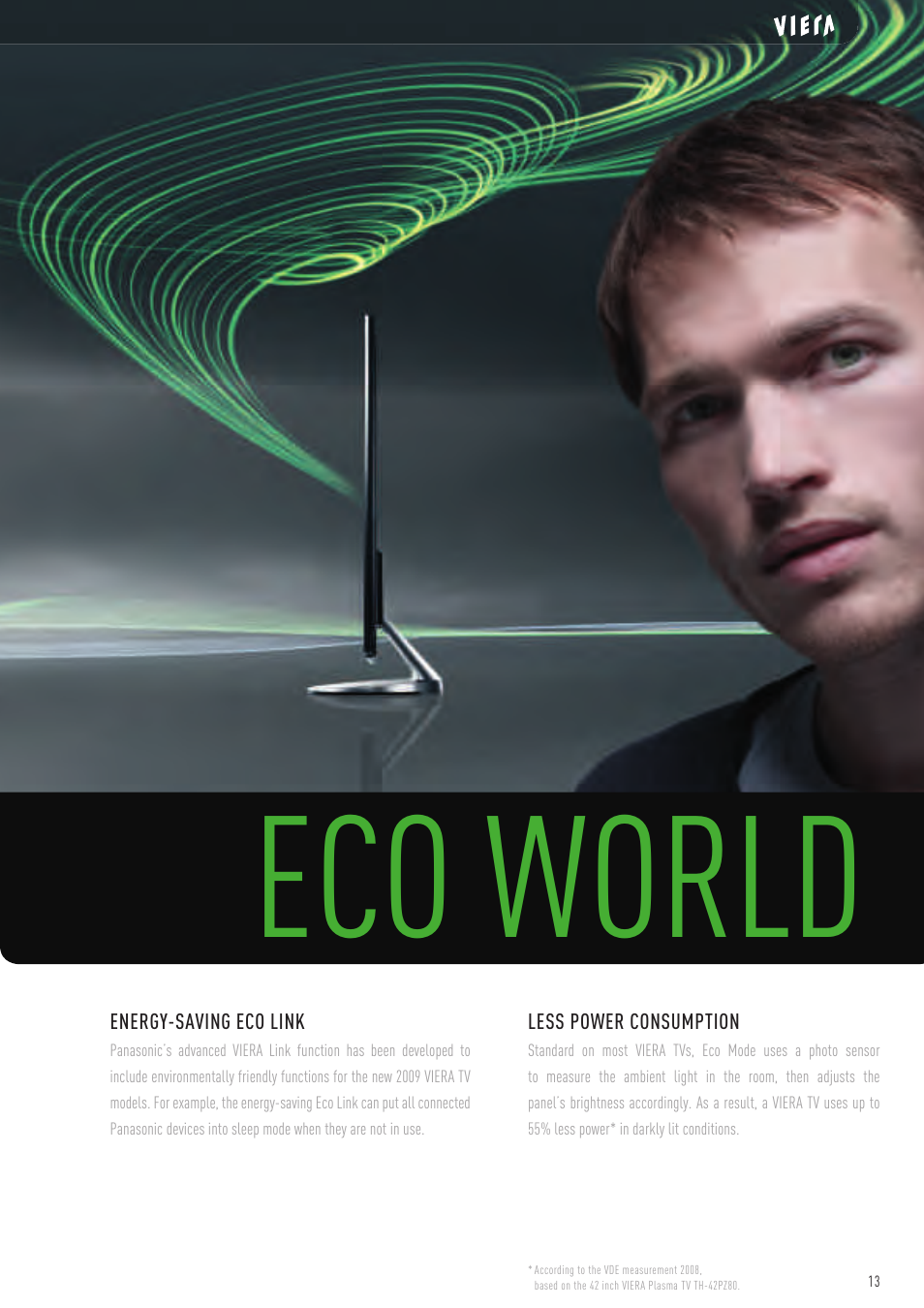 Eco world | Panasonic VIERA TX-P50G10B User Manual | Page 15 / 47