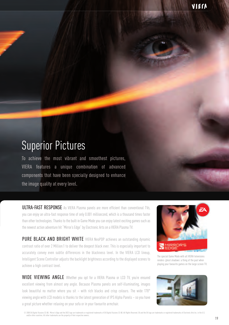 Superior pictures | Panasonic VIERA TX-P50G10B User Manual | Page 21 / 47