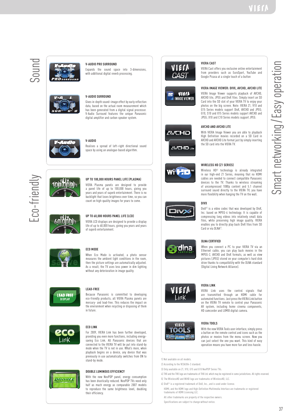Panasonic VIERA TX-P50G10B User Manual | Page 39 / 47