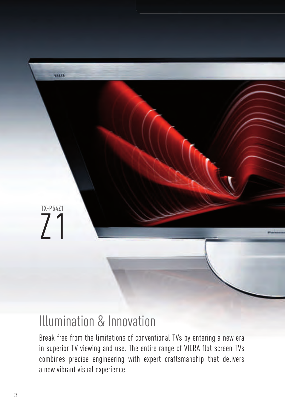 Illumination & innovation | Panasonic VIERA TX-P50G10B User Manual | Page 4 / 47