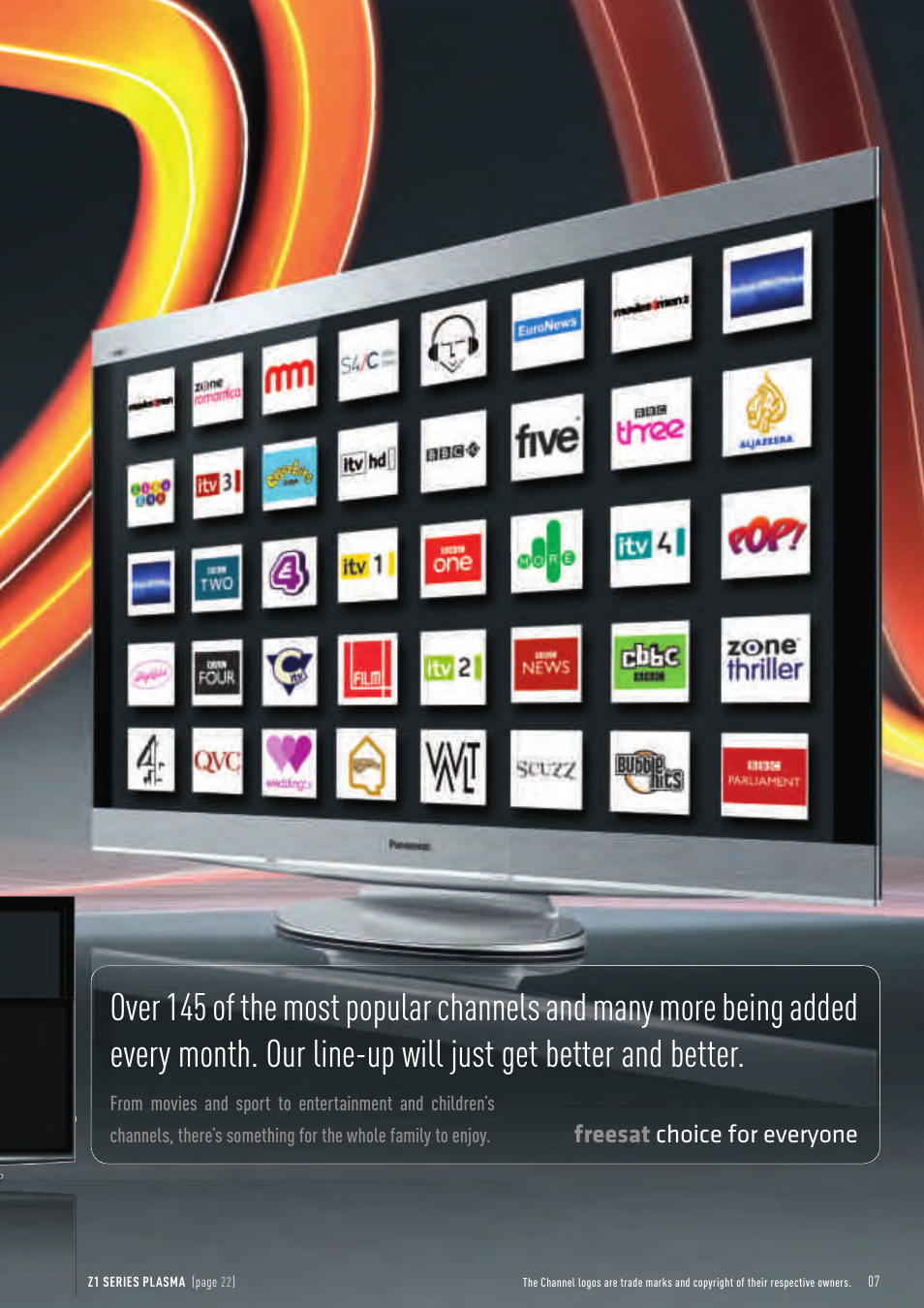 Freesat choice for everyone | Panasonic VIERA TX-P50G10B User Manual | Page 9 / 47