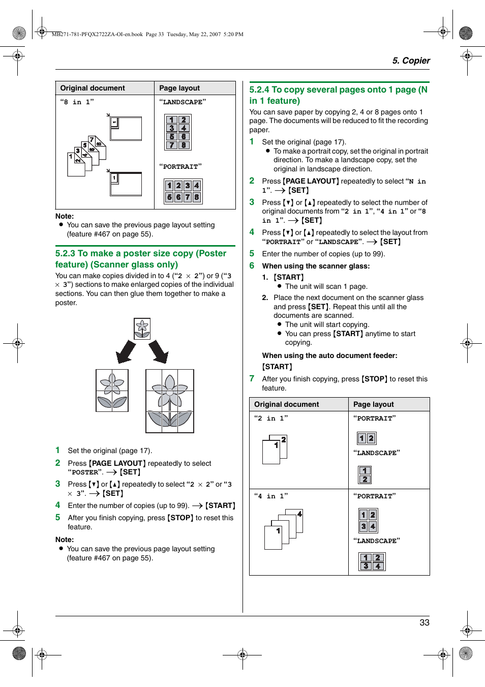 Panasonic KX-MB271 User Manual | Page 33 / 96