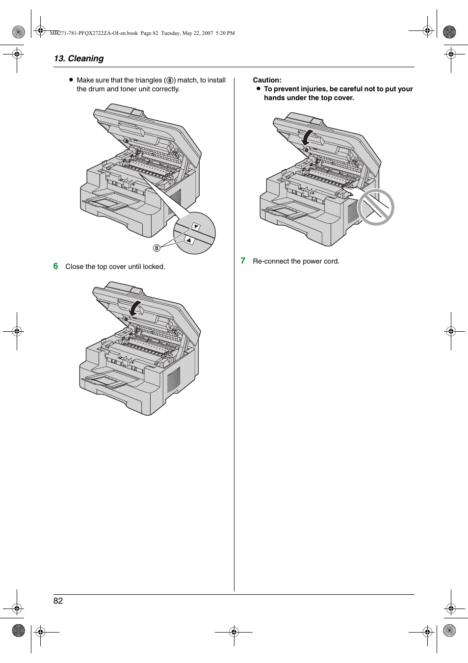 Panasonic KX-MB271 User Manual | Page 82 / 96