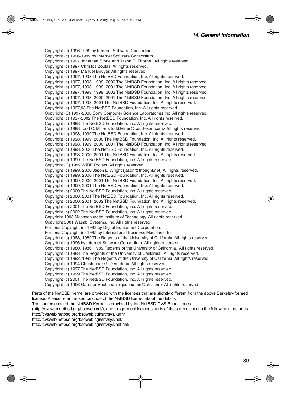 Panasonic KX-MB271 User Manual | Page 89 / 96