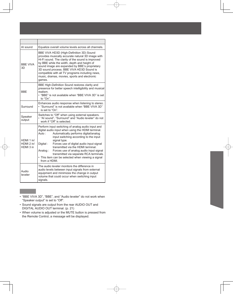 Advanced op er a tion | Panasonic PT-61LCZ7 User Manual | Page 39 / 68