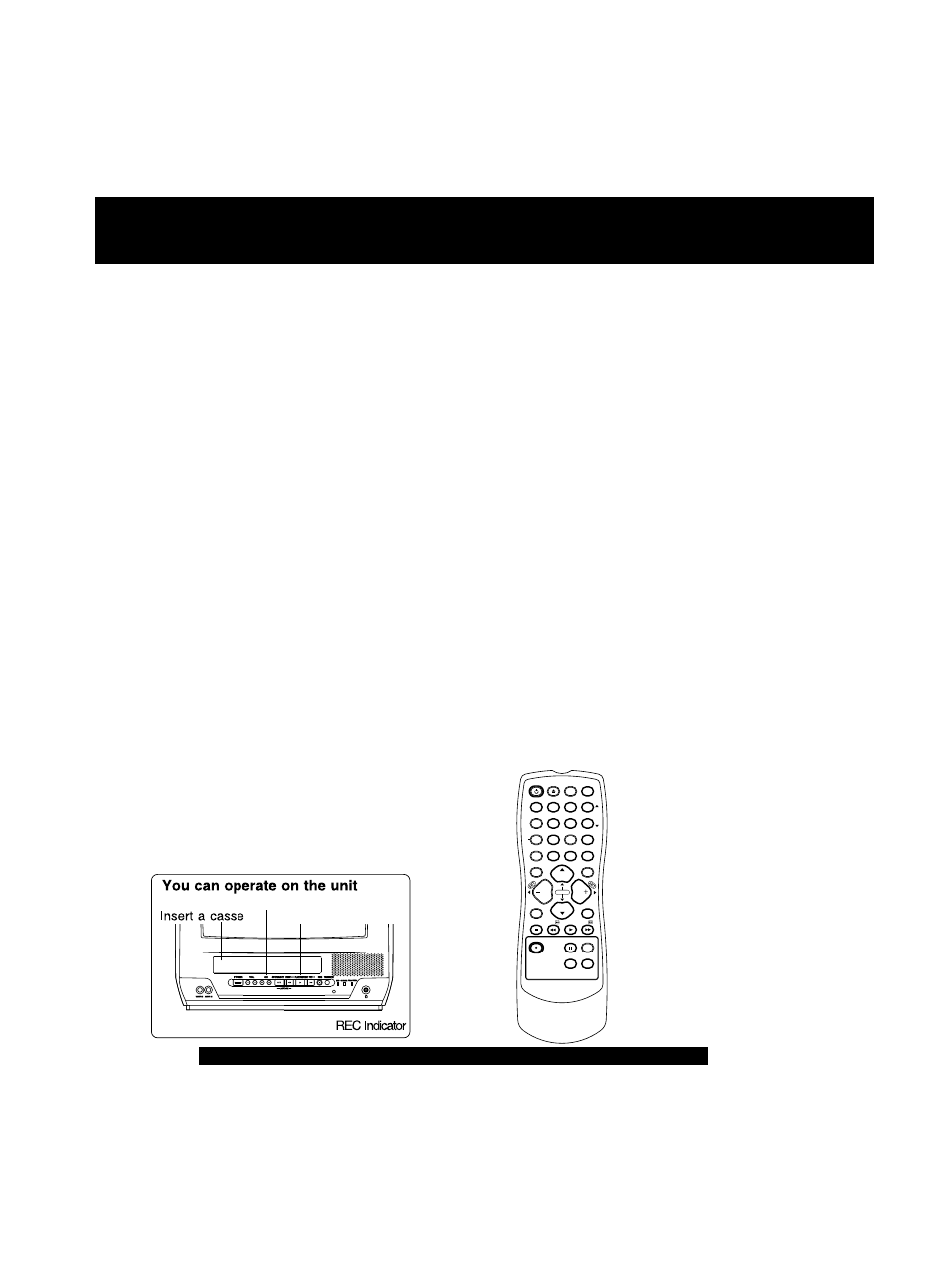 Playback a tape, Record on a tape | Panasonic PV-C1323A User Manual | Page 12 / 40