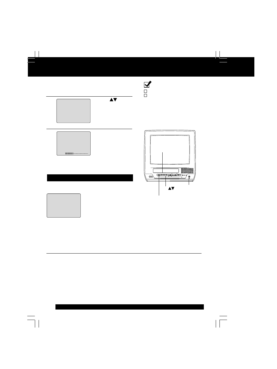 Tv operation | Panasonic PV-C1323A User Manual | Page 14 / 40