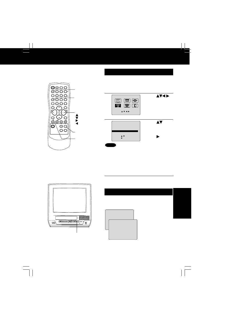 Special vcr features, Vcr lock, Weak signal display on/off | Advanced operation | Panasonic PV-C1323A User Manual | Page 27 / 40