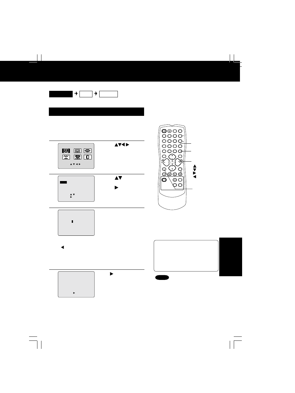 V-chip control feature, Enter secret code, Advanced operation | Press action to display main menu, V-chip control feature is, Changing your secret code | Panasonic PV-C1323A User Manual | Page 29 / 40