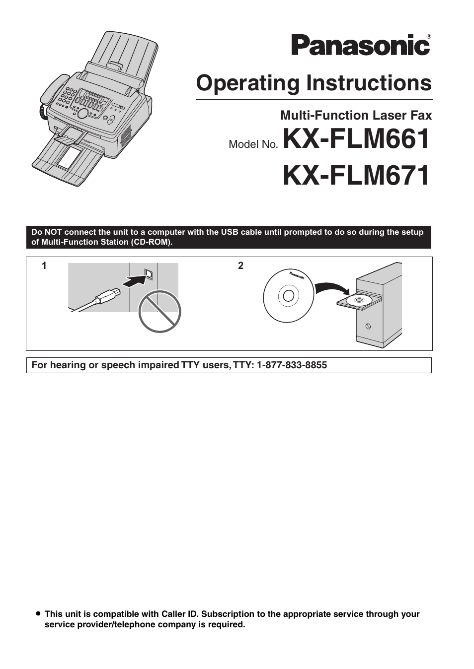 Panasonic KX-FLM671 User Manual | 92 pages